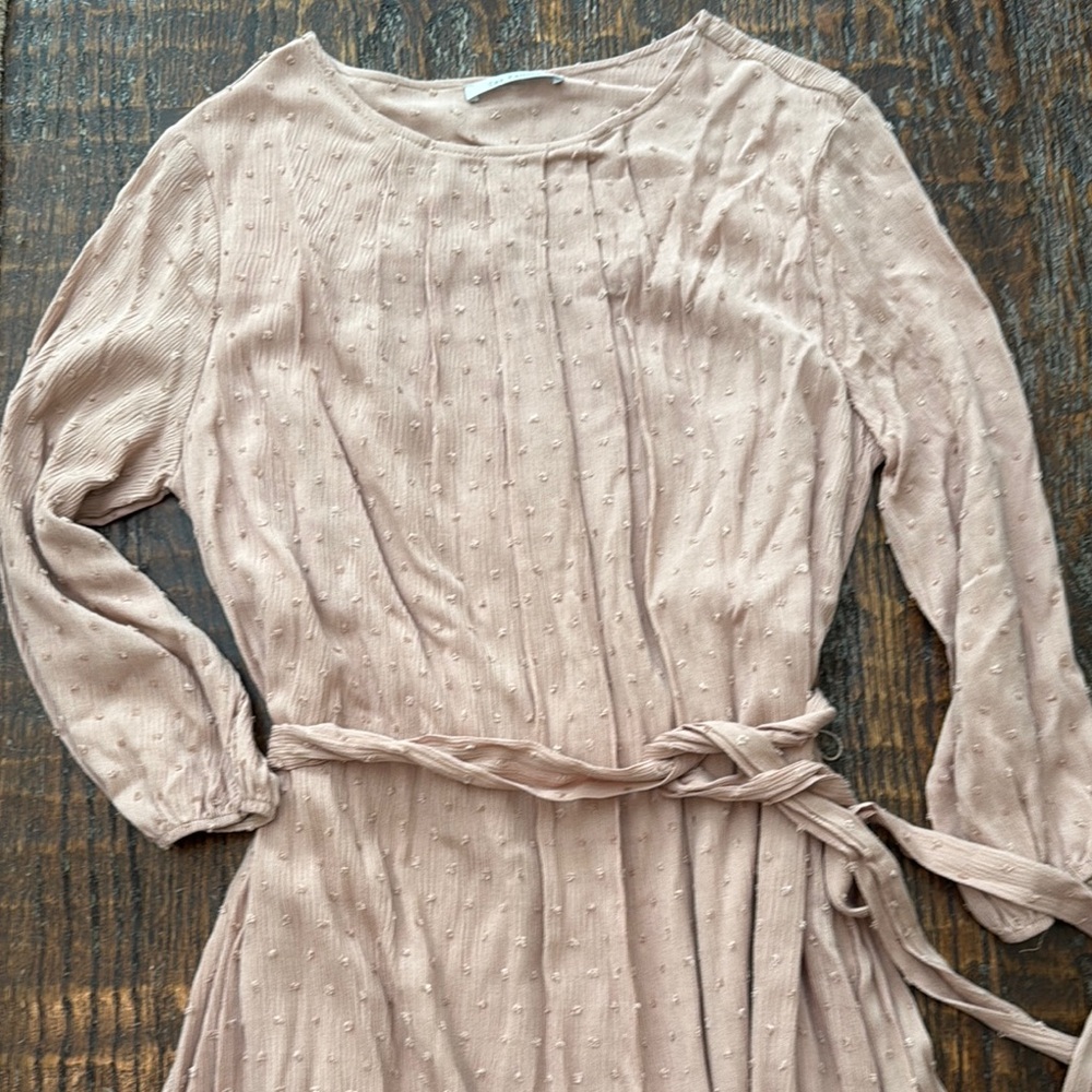 Ces Femme Elegant Women's Dress in Soft Pink